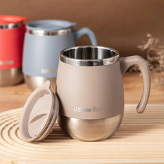 16.91oz Stainless Steel Vacuum Insulated Coffee Mug with Lid: Double - Walled - Wize - Z