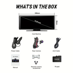 10.26" IPS HD Touchscreen Car Stereo with Wireless Apple CarPlay & Android Auto - Wize-Z