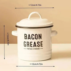 1pc Enamel Pot with Lid - Wize - Z