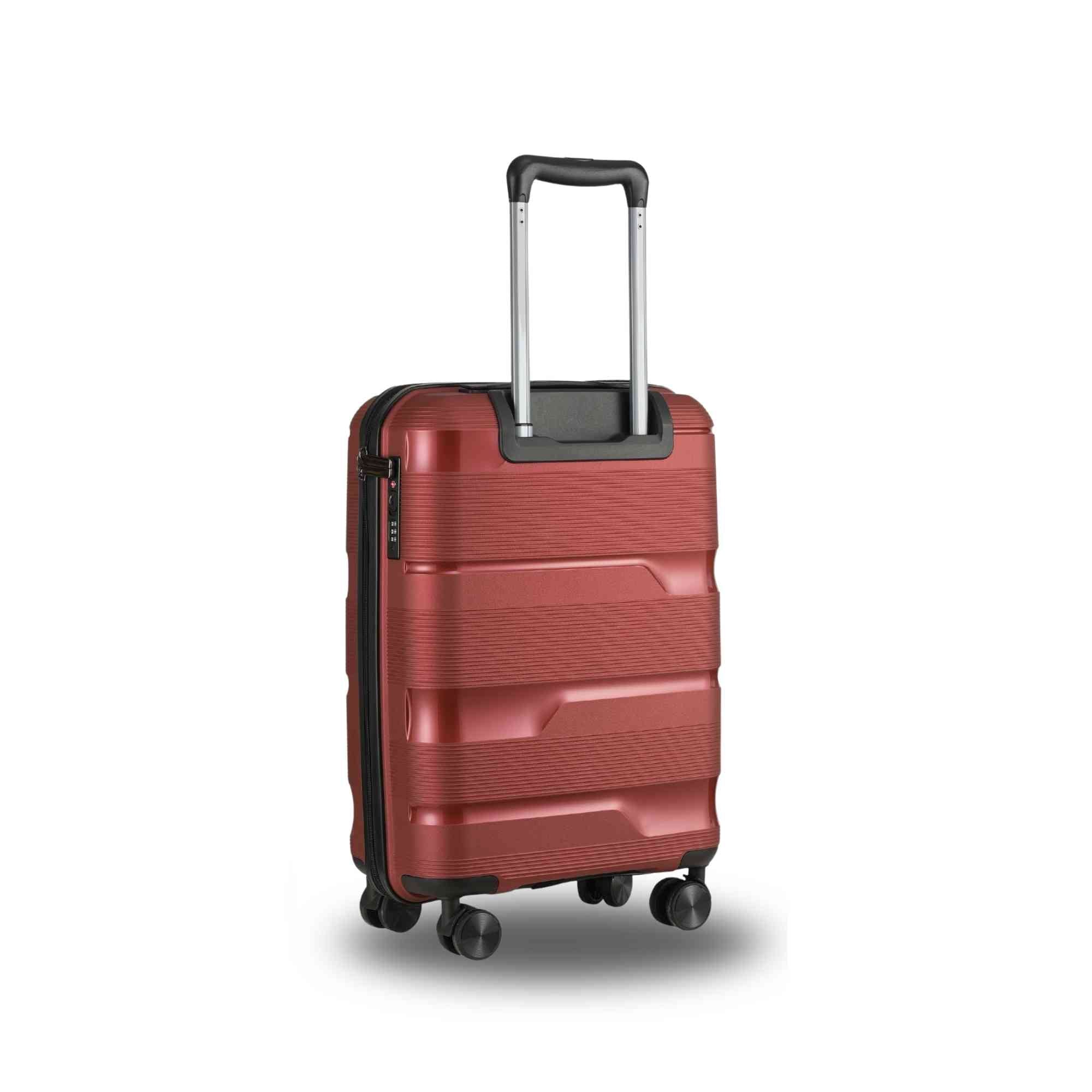 20 - inch Red Carry - On Hardcase Roller Luggage - Wize - Z