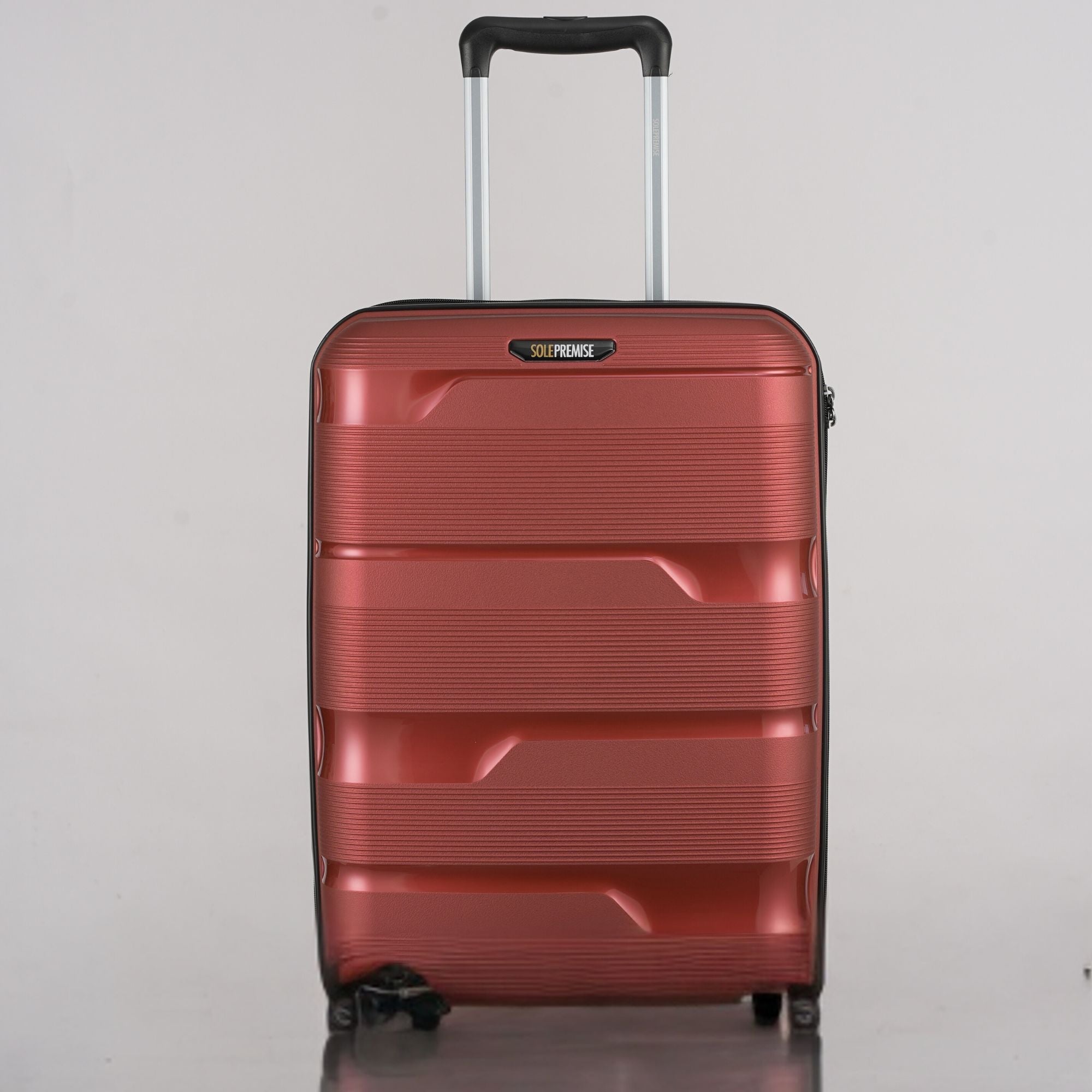 20 - inch Red Carry - On Hardcase Roller Luggage - Wize - Z