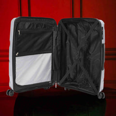 20 - inch Silver Carry - On Hardcase Roller Luggage - Wize - Z