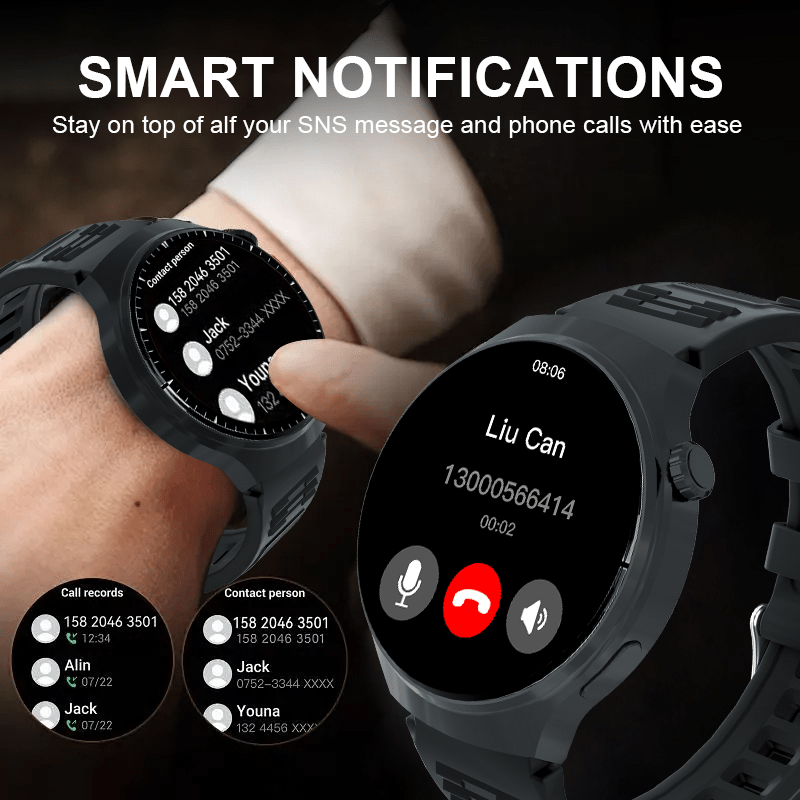 2.01 Large Screen, Smart Watch, with Wireless Call - Wize - Z