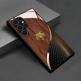 Business Style Tiger Head Pattern Design Tempered Glass Mobile Phone Case - Wize-Z