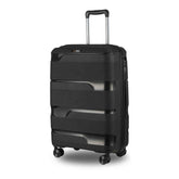 24 - inch Black Hardcase Roller Luggage - Wize - Z