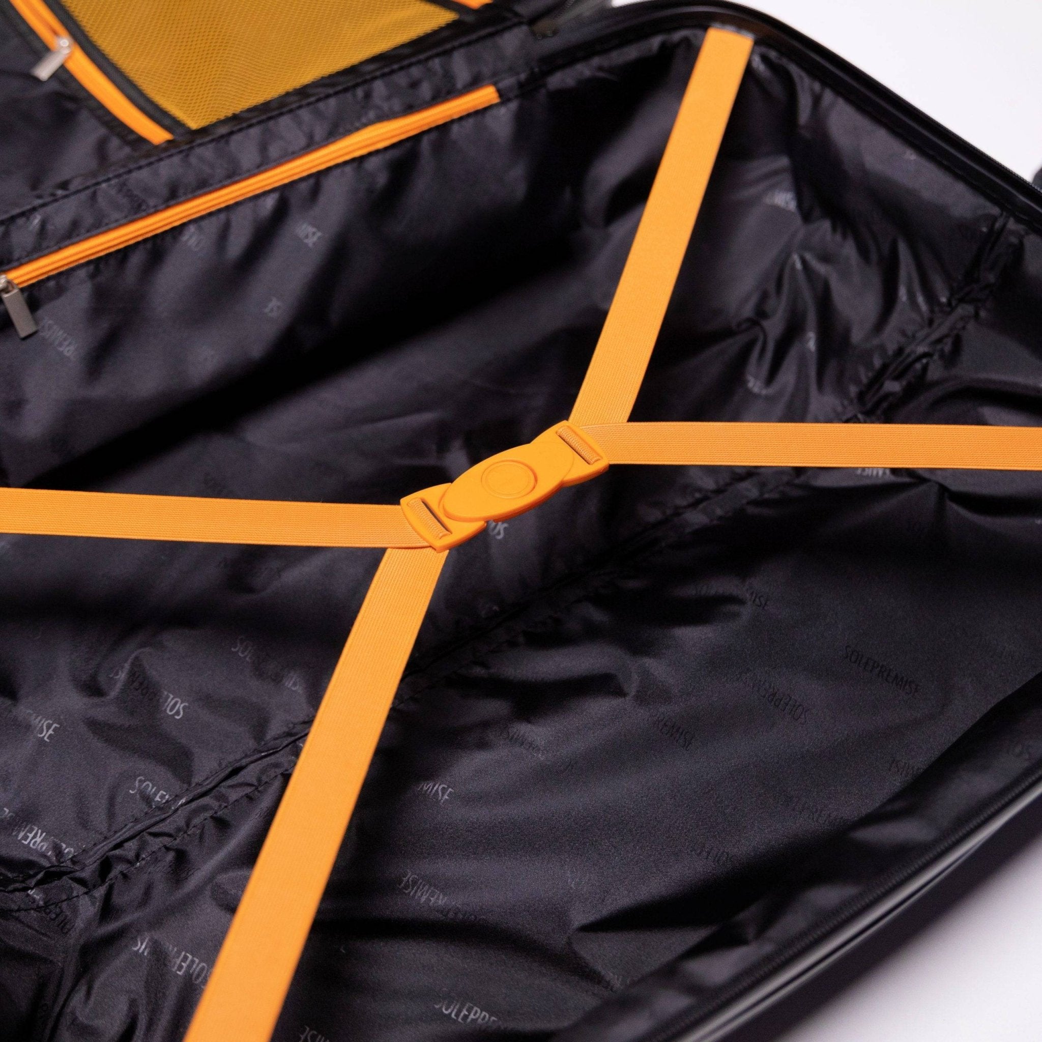 24 - inch Black Hardcase Roller Luggage - Wize - Z