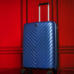 24 - inch Blue Hardcase Roller Luggage - Wize - Z