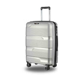 24 - inch Silver Hardcase Roller Luggage - Wize - Z