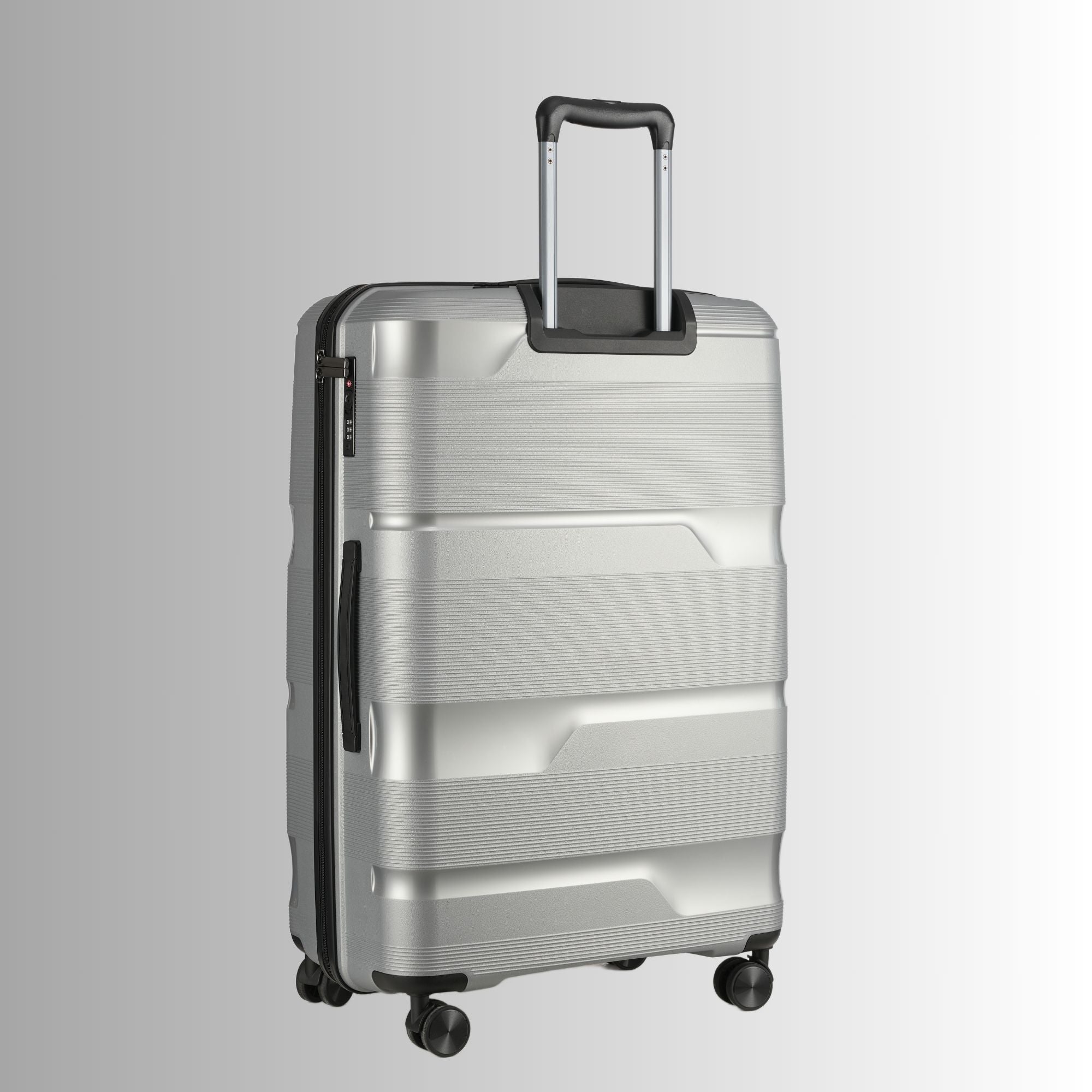 28 - inch Silver Hardcase Roller Luggage - Wize - Z