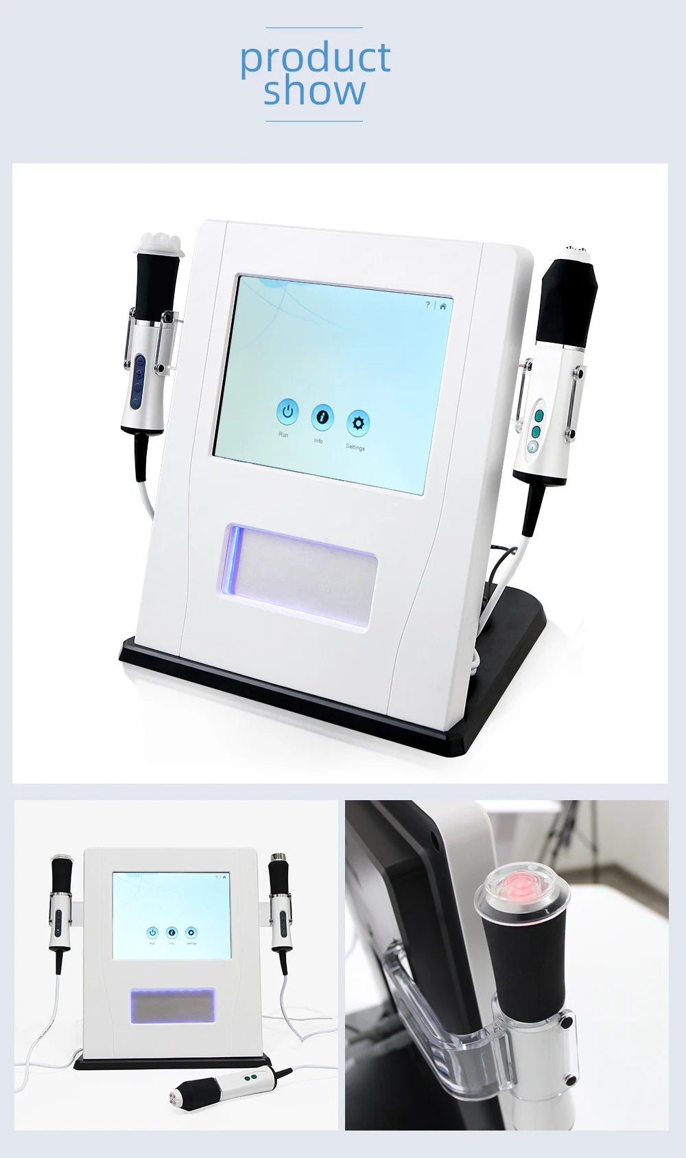 3-in-1 Oxygen Facial Machine for Skin Tightening & Care - Wize-Z