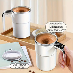 304 Stainless Electric Stirring Coffee Cup - Mother's Day Gift - Wize-Z