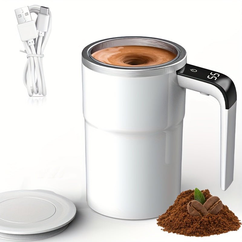 304 Stainless Electric Stirring Coffee Cup - Mother's Day Gift - Wize-Z