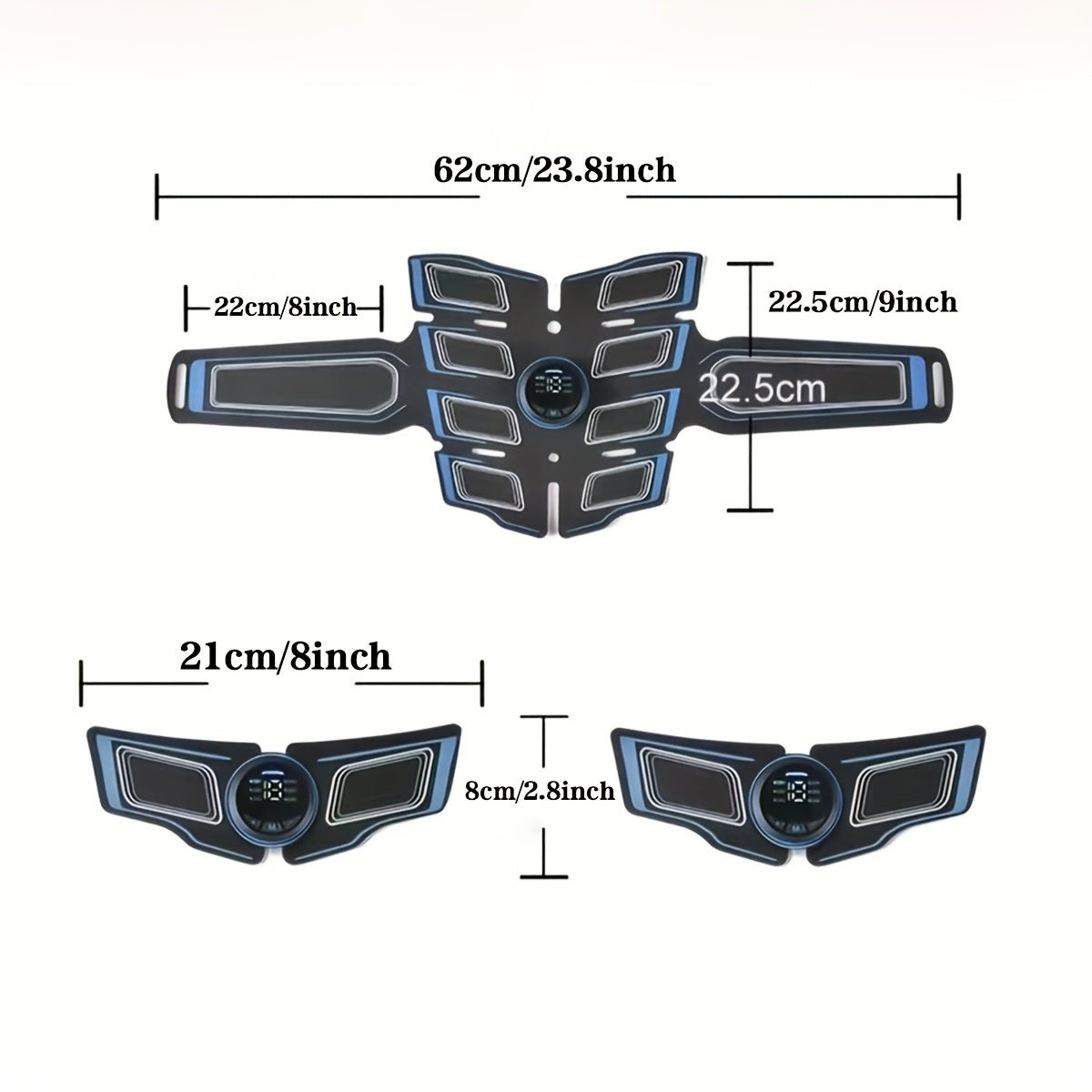 6 Mode Rechargeable EMS Massage Belt - Muscle Stimulator - Wize-Z