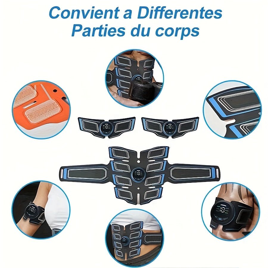 6 Mode Rechargeable EMS Massage Belt - Muscle Stimulator - Wize-Z