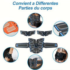 6 Mode Rechargeable EMS Massage Belt - Muscle Stimulator - Wize-Z