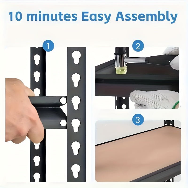 72 Inch Heavy - duty Metal Storage Rack - Wize - Z