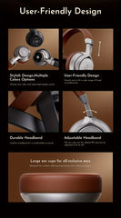 Wireless Over-Ear Headphones, HiFi Stereo, Deep Bass - Wize-Z