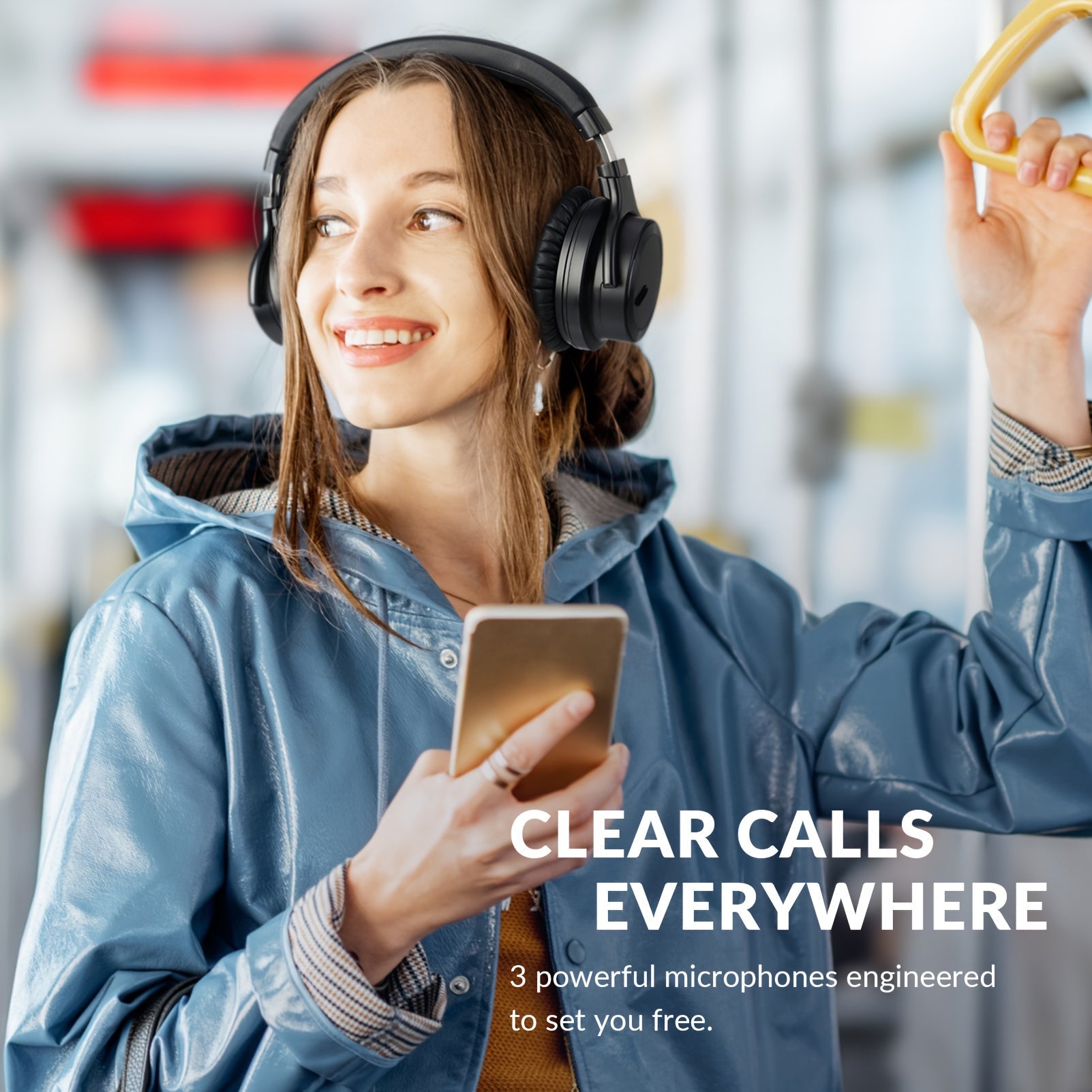 Active Noise Cancelling Headphones Wireless Headphones with Rich Bass - Wize - Z