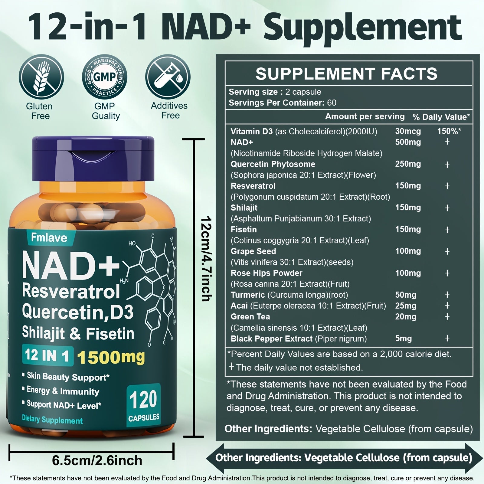 Ageless Beauty Superblend for Energy & Immunity - Youth Bottle - Wize-Z