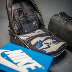 Black Leather Daily Commuter Bag XL - Wize - Z