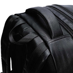 Black Leather Patented Carry On Backpack (Only 300 Made) - Wize - Z