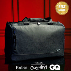 Black Leather Sneaker Duffle - Wize - Z