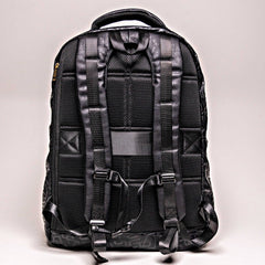 Black Monogram Leather Commuter Bag - Wize - Z