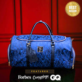 Blue Camo Weekender Duffle Bag - Wize - Z