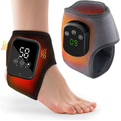 Electric Heat And Vibration Ankle Massager Infrared Hot Compress - Wize - Z