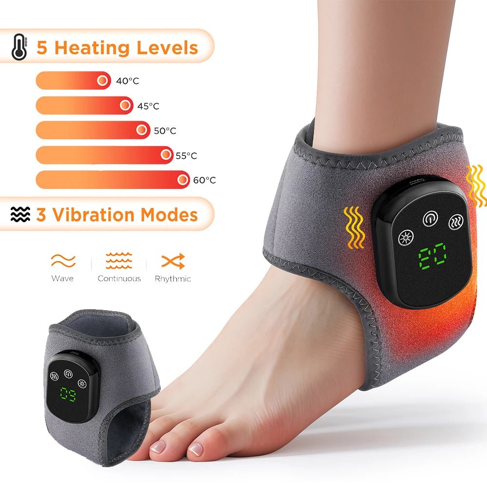 Electric Heating Wrist Massager Hot Compress Vibration Wrist - Wize - Z