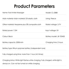 Electric Heating Wrist Massager Hot Compress Vibration Wrist - Wize - Z