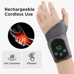 Electric Heating Wrist Massager Hot Compress Vibration Wrist - Wize - Z