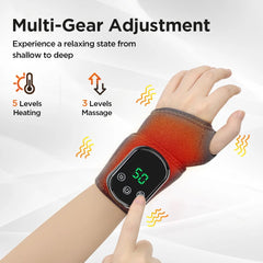 Electric Heating Wrist Massager Hot Compress Vibration Wrist - Wize - Z