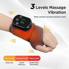 Electric Heating Wrist Massager Hot Compress Vibration Wrist - Wize - Z