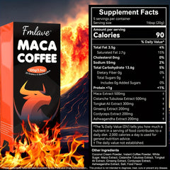Energy-Boosting Maca Coffee Powder Blend for Men - 5 Packets - Wize-Z