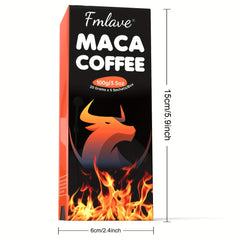 Energy-Boosting Maca Coffee Powder Blend for Men - 5 Packets - Wize-Z