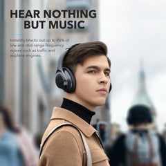 Hybrid Active Noise Cancelling Headphones, Wireless Over Ear Headphones - Wize - Z