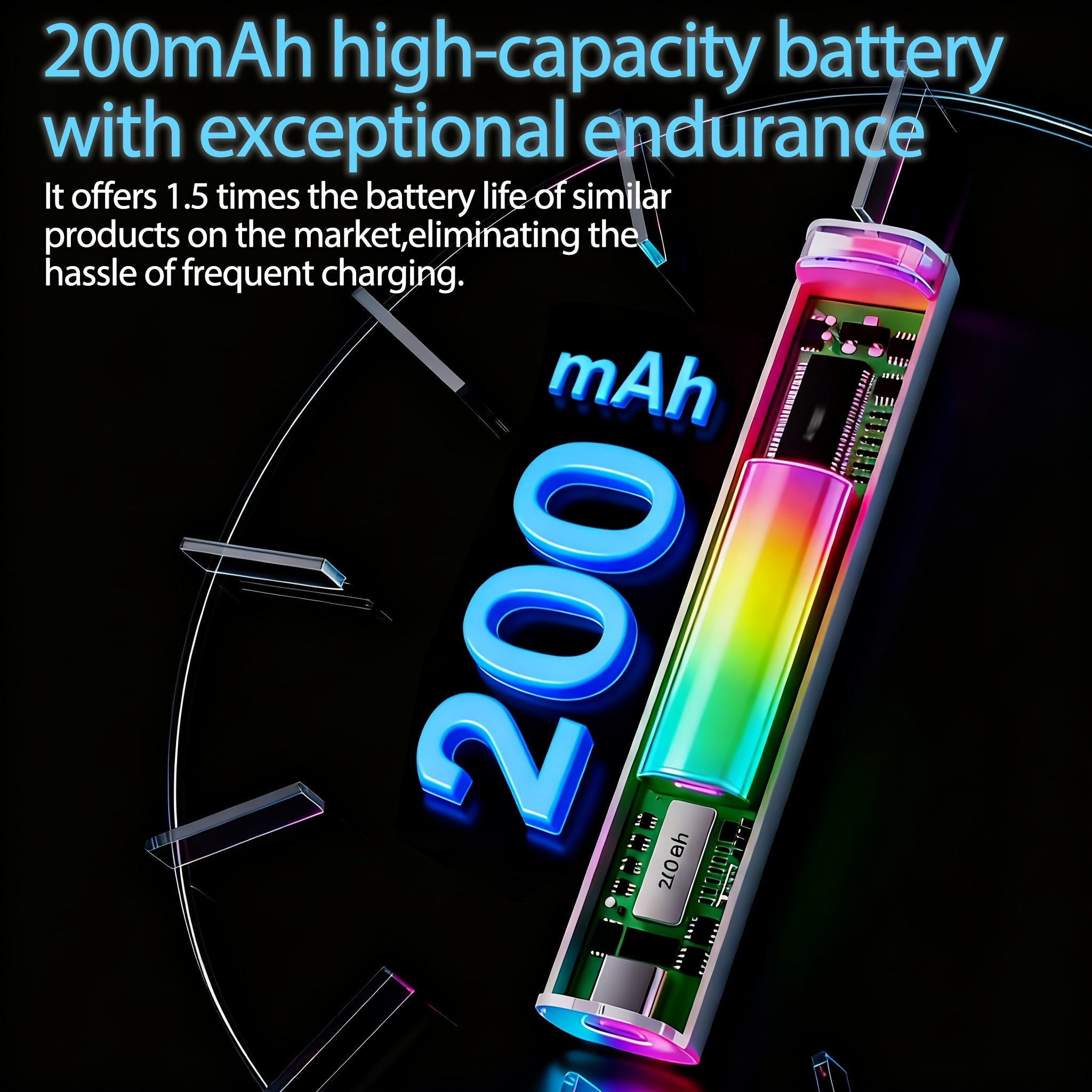 LED Dog Collar Color - Changing Rechargeable LED Dog Collar - Wize - Z