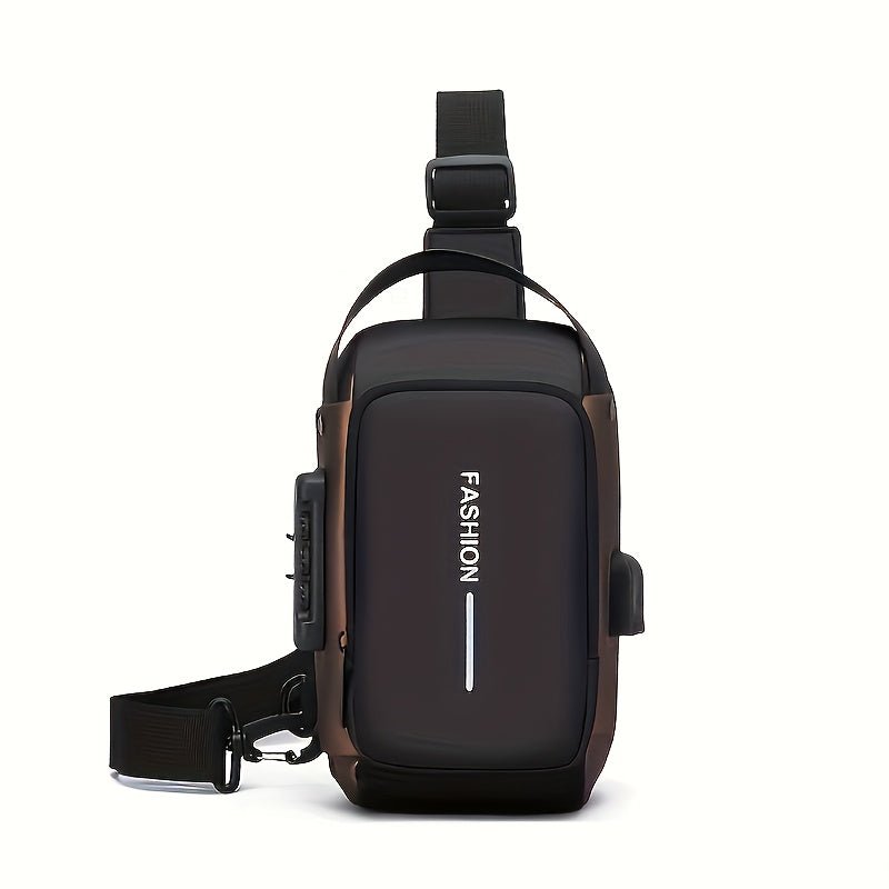 Lockable Crossbody Motorcycle Backpack - Wize - Z