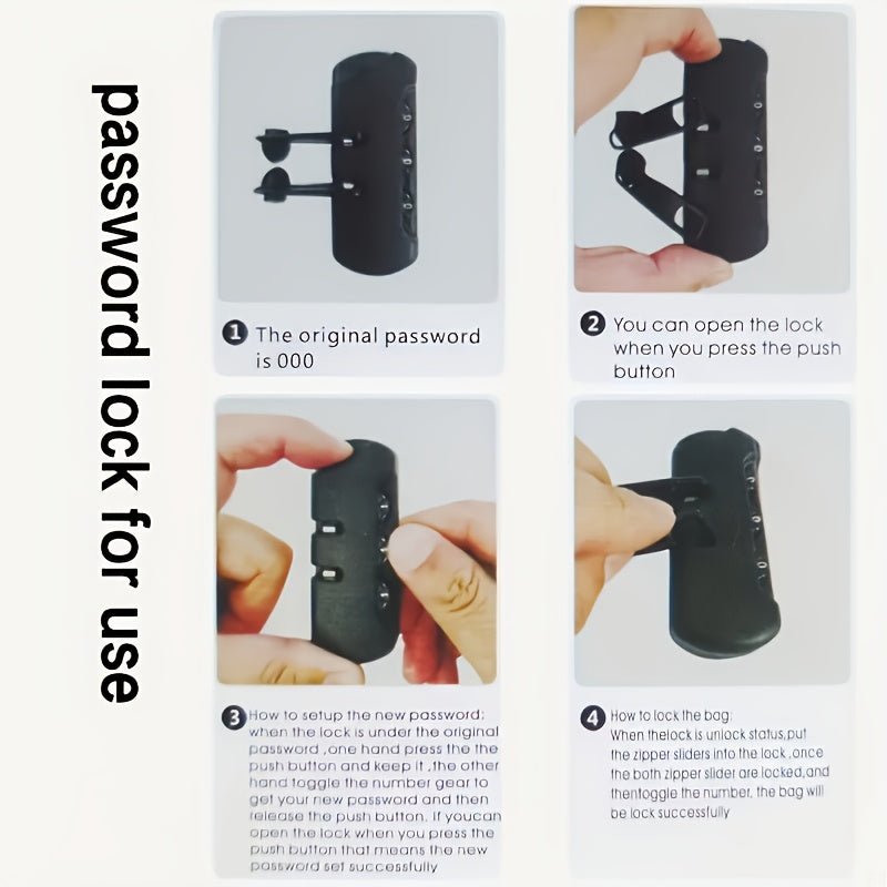 Lockable Crossbody Motorcycle Backpack - Wize - Z