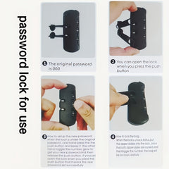 Lockable Crossbody Motorcycle Backpack - Wize - Z