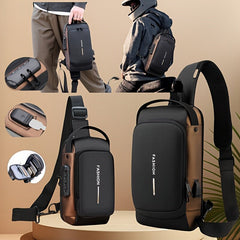 Lockable Crossbody Motorcycle Backpack - Wize - Z