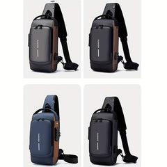 Lockable Crossbody Motorcycle Backpack - Wize - Z