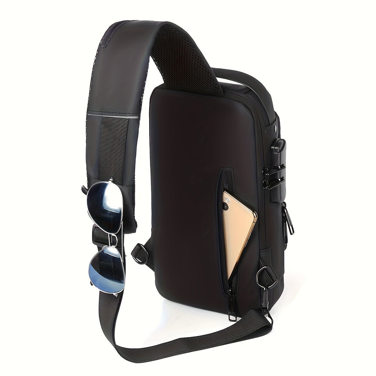 Lockable Crossbody Motorcycle Backpack - Wize - Z
