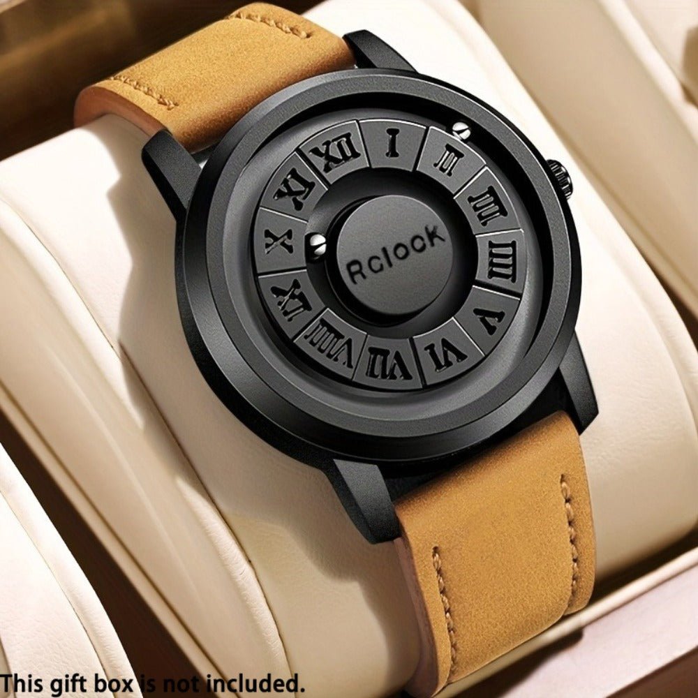 Men's Magnetic Quartz Watch with Analog Display - Wize - Z