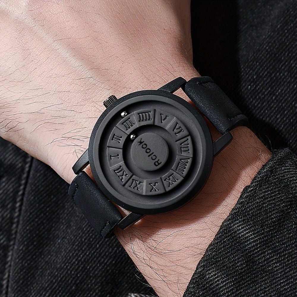 Men's Magnetic Quartz Watch with Analog Display - Wize - Z