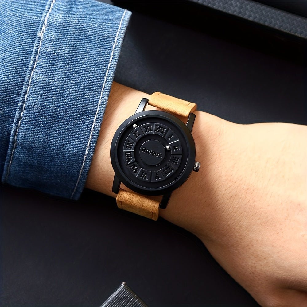 Men's Magnetic Quartz Watch with Analog Display - Wize - Z