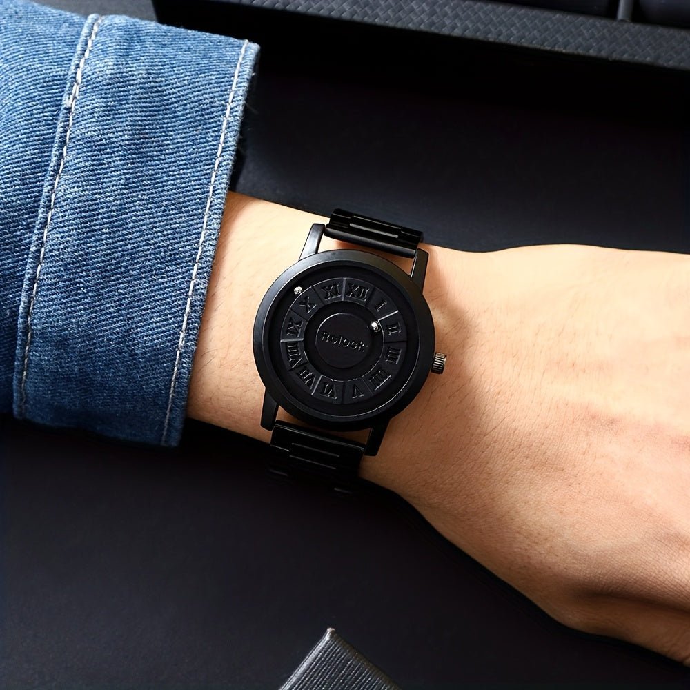 Men's Magnetic Quartz Watch with Analog Display - Wize - Z