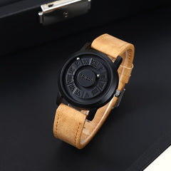 Men's Magnetic Quartz Watch with Analog Display - Wize - Z