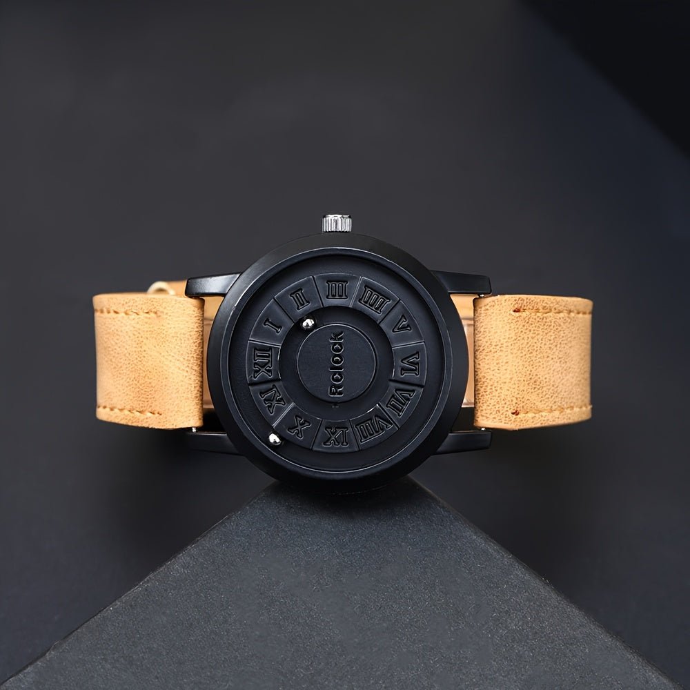 Men's Magnetic Quartz Watch with Analog Display - Wize - Z